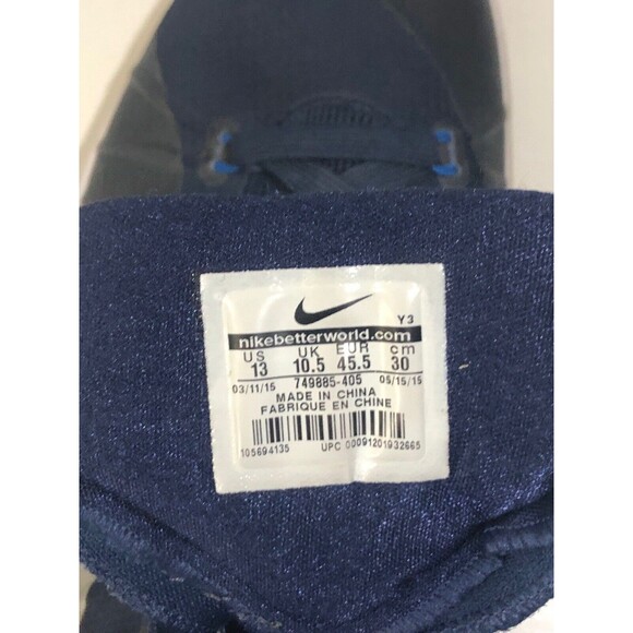 Nike Hyperdunk Men’s Shoes Navy Blue And White Size 13 2015 - Picture 9 of 10